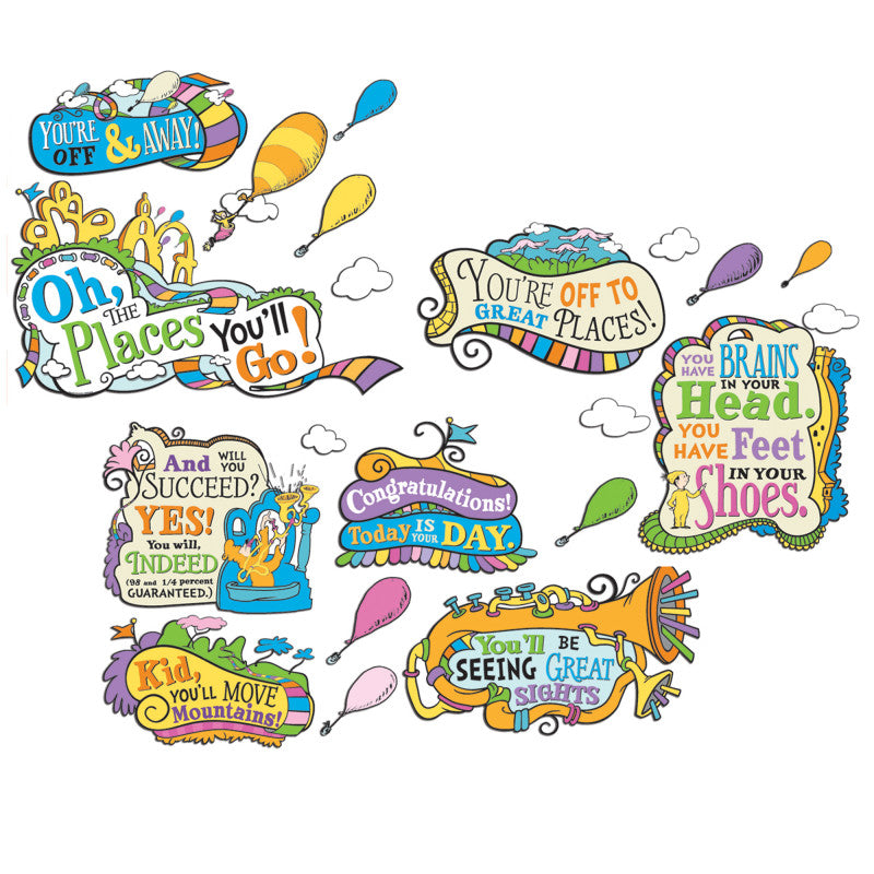 Dr. Seuss&trade; Oh The Places You'll Go Bulletin Board Set