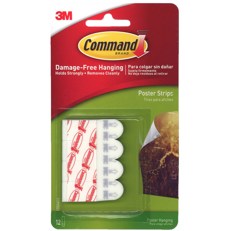 Command&trade; Poster Strips, Pack of 12