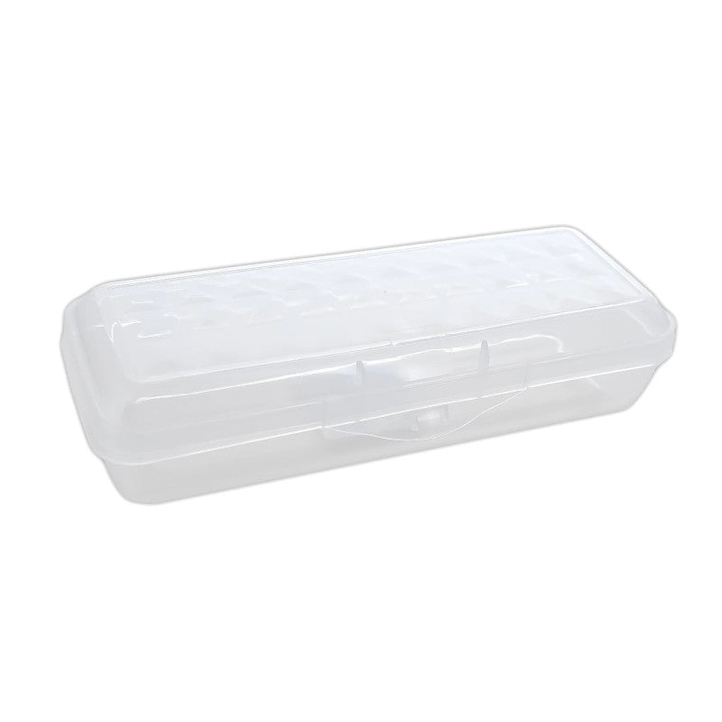 LUCENT Pencil Case Organizer Box, 8", Clear
