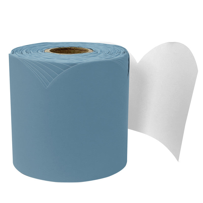 Rolled Scalloped Bulletin Board Border, Stone Blue, 65 Feet