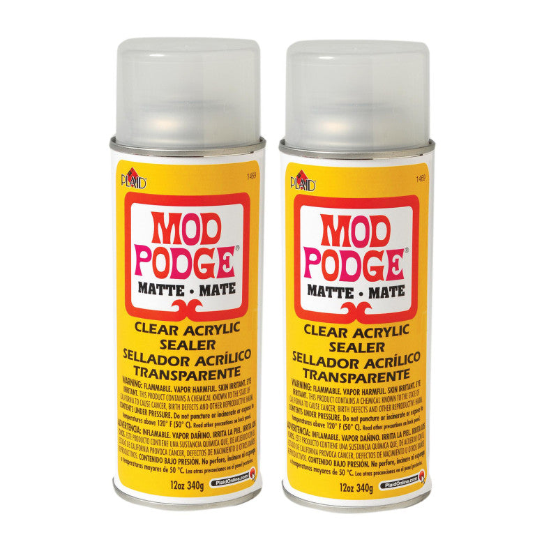 Acrylic Aerosol Sealer, 12oz., Matte, Pack of 2