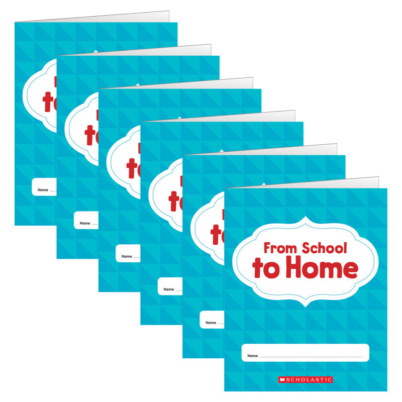 From School to Home Folder, Pack of 6