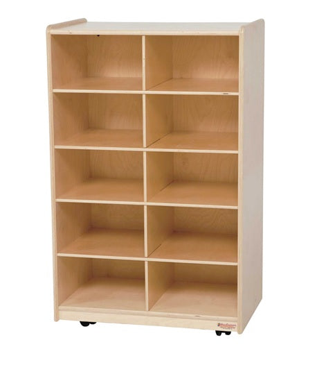 Wood Designs Children Vertical Storage without Trays, 38"H x 24"W x 15"D WD-16109