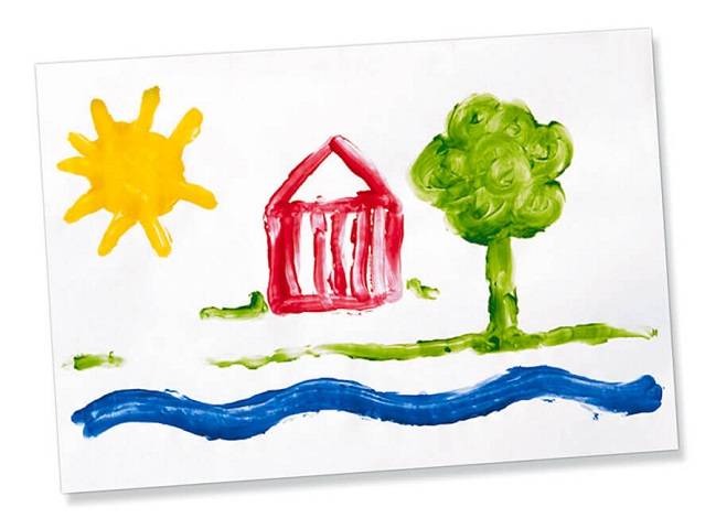 FINGERPAINT PAPER 11" X 16" WHITE 100 SHEETS (DIXP5350)