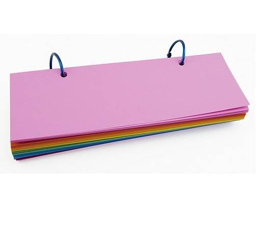Hygloss Study Buddies Embellishment, 3" x 9" Rectangle Double Ringed  100-pack