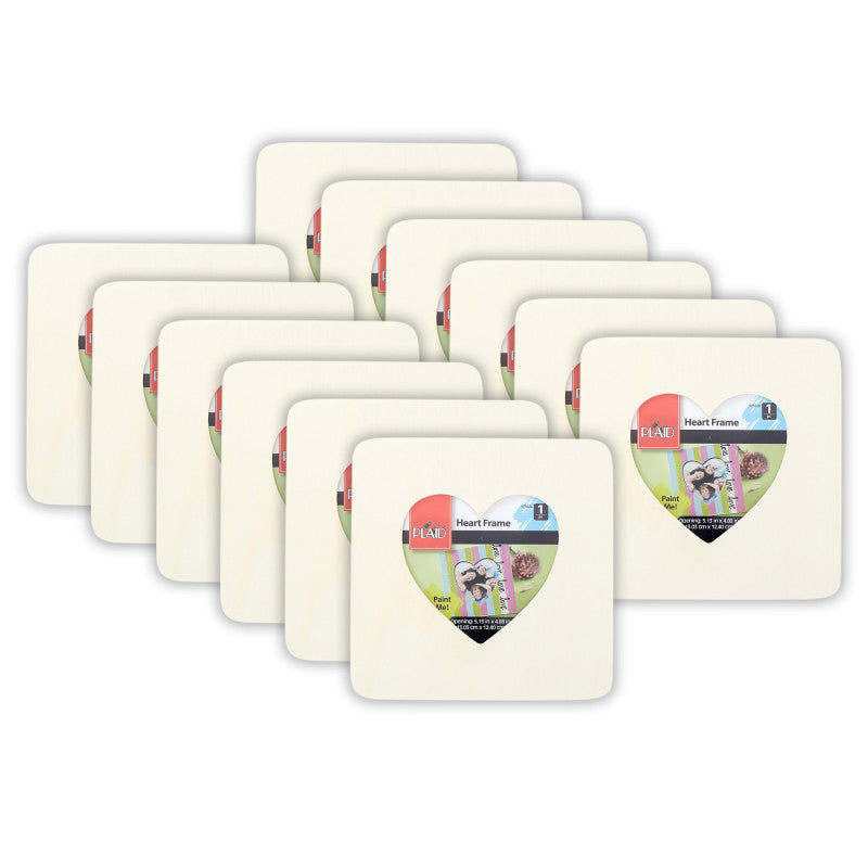 Value Frame, Heart, 7.5" x 7.5", Pack of 12