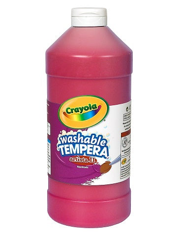 Crayola@ Artista II Washable Tempera Paint 32 oz.