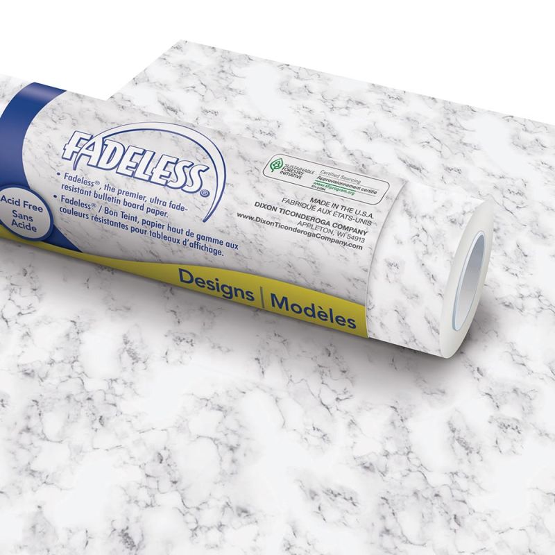 Pacon Fadeless Design Rolls Bulletin Board Art Paper, 48" x 50-Feet - Marble - 57115