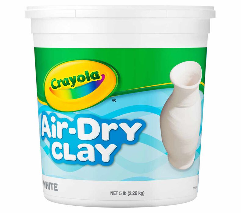 Crayola® Air-Dry Clay, 5 lb. Tub, White  (BIN57-5055)