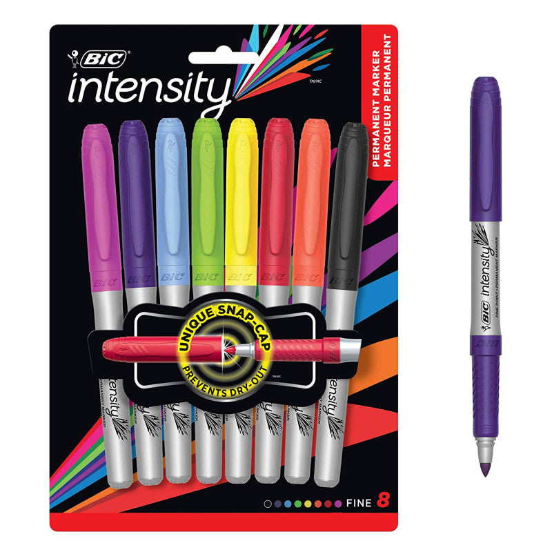 Marking&trade; Permanent Marker, Fine Point, Assorted Colors, Pack of 8