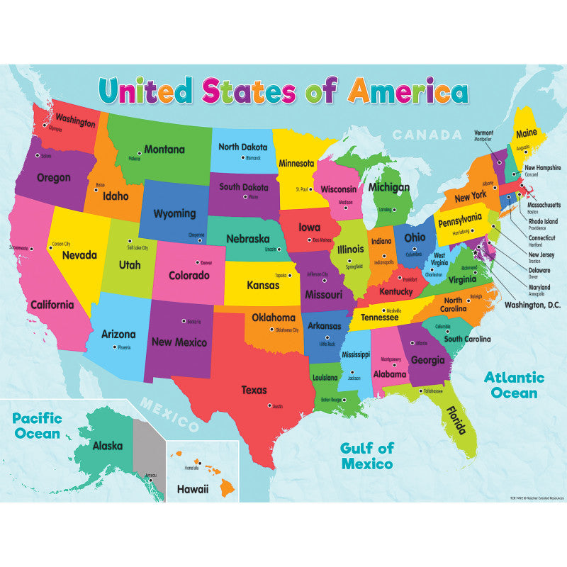 Colorful United States of America - 5e000fbaf278258dc08e84ba032975e7045c8f35 