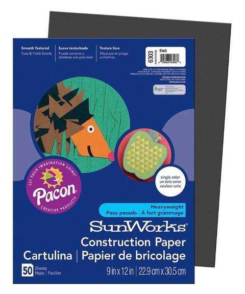 Pacon Construction Paper 9" x 12" 50 Sheets Per Pack