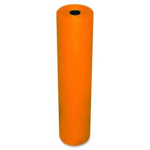 Rainbow Pacon, Lightweight Duo-Finish Art Kraft Paper, 36" by 1000', Orange (63100)