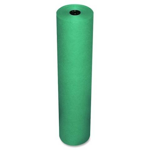 Rainbow Pacon, Lightweight Duo-Finish Art Kraft Paper, 36" by 1000', Bright Green (63130)