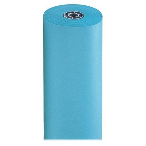 Rainbow Pacon, Lightweight Duo-Finish Art Kraft Paper, 36" by 1000', Sky Blue (63150)