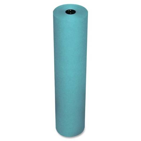 Rainbow Pacon, Lightweight Duo-Finish Art Kraft Paper, 36" by 1000', Aqua (63160)