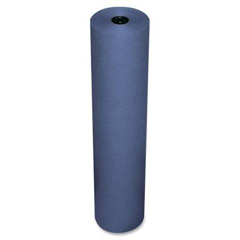Rainbow Pacon, Lightweight Duo-Finish Art Kraft Paper, 36" by 1000', Dark Blue  (63180)