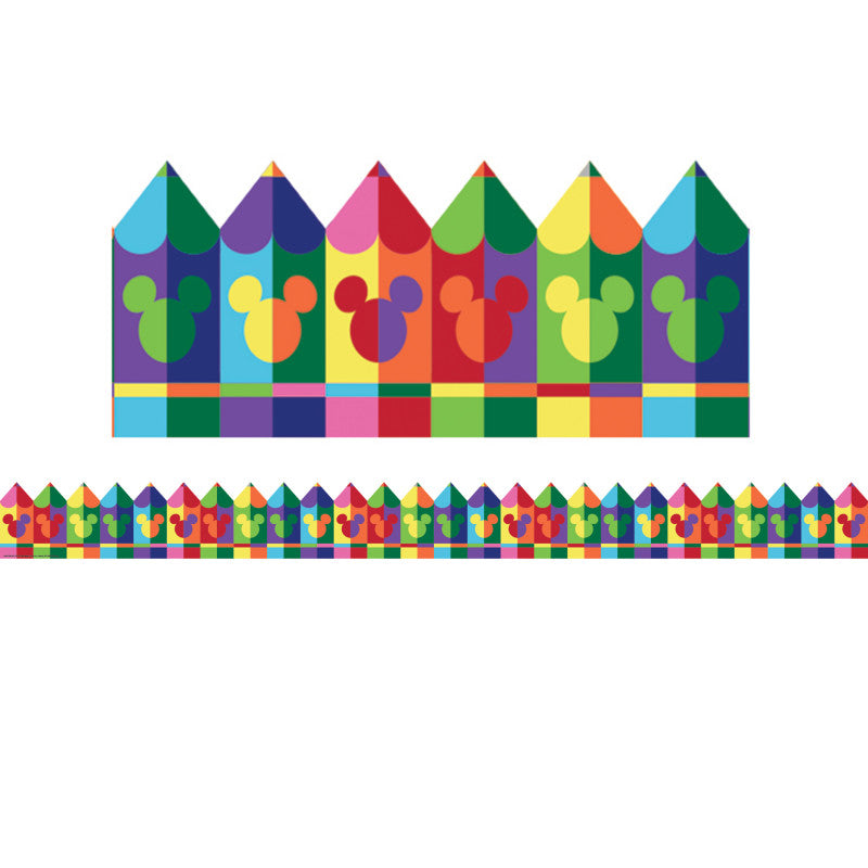 Geo Mickey&reg; Pencils Extra Wide Deco Trim, 37 Feet