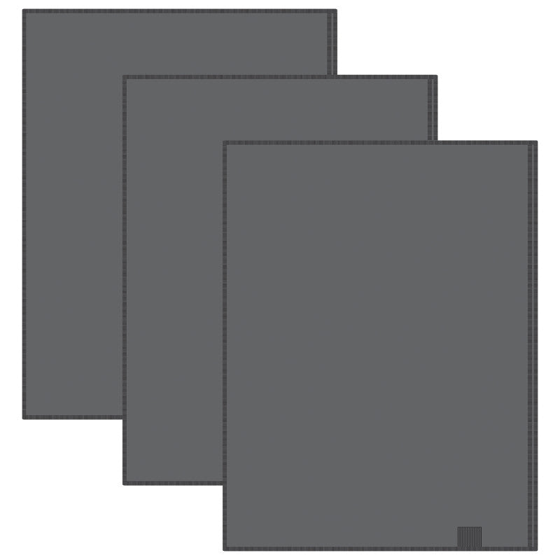 Deluxe Dry-Erase Pocket, For 8-1/2" x 11" Paper, Pack of 3