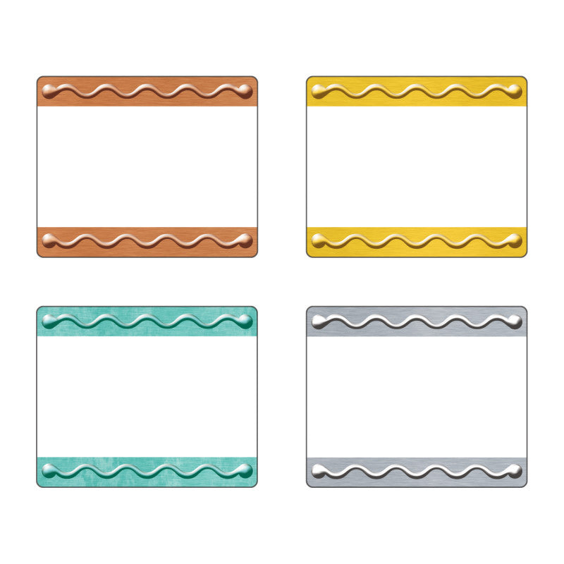 I &hearts; Metal Embossed Terrific Labels&trade; Variety Pack, 36 Count