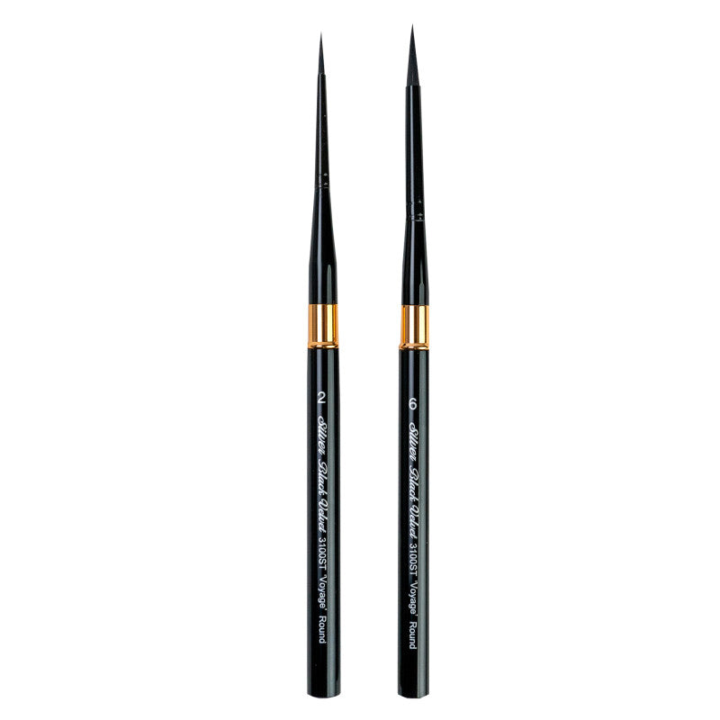 Black Velvet Small Travel Brushes, Set of 2