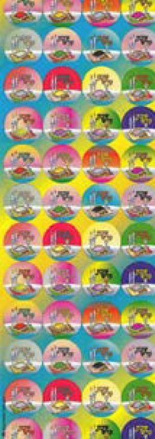 1200 Self-Adhesive Judaic Stickers Classpack  Shabbos
