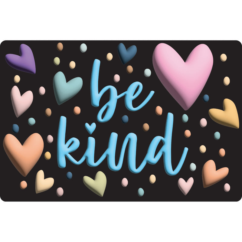 Smart Poly&trade;, The Original Fun Mat&trade;, Welcome Mat, 15.5" x 23.5", Be Kind