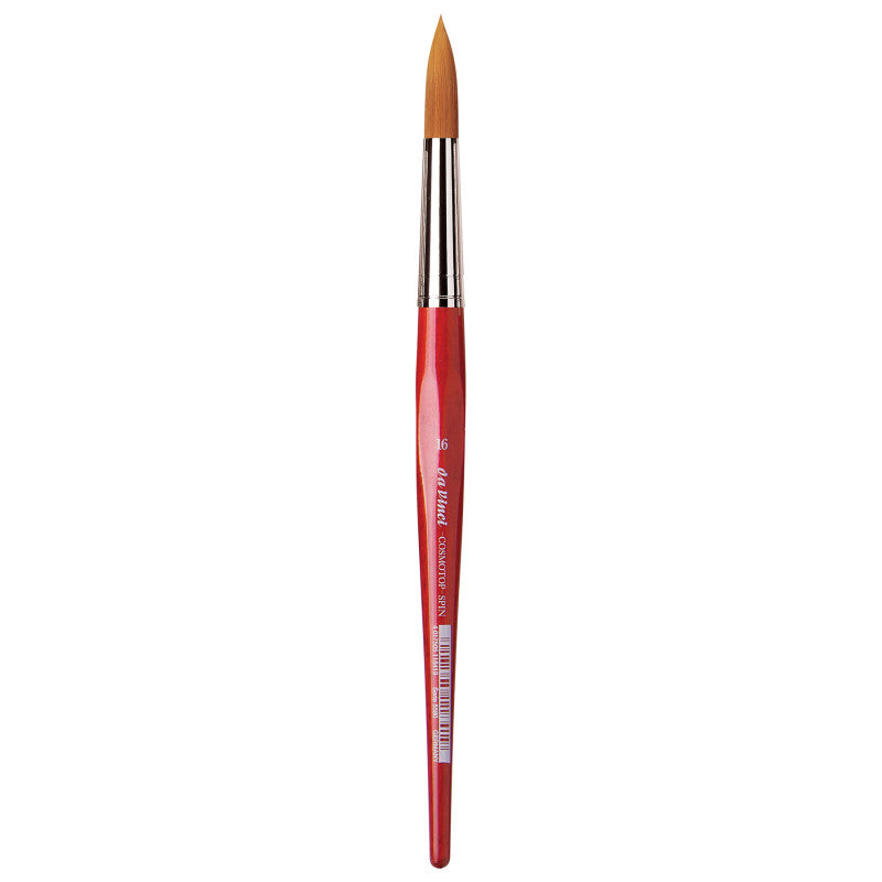 COSMOTOP-SPIN Silkpainting Brush, Synthetic, Watercolor, Round, Size 16