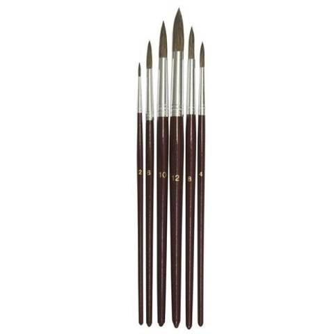 Tapered Water Color Brush Size 10, 15/16"L 12 per package