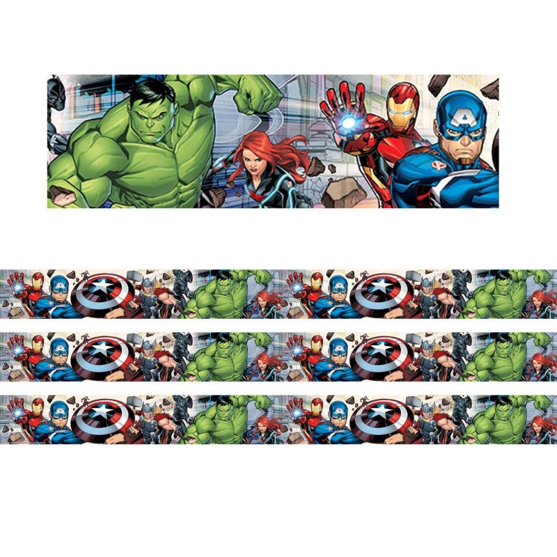 Marvel&trade; Deco Trim&reg; Extra Wide Die Cut, 37 Feet Per Pack, 3 Packs