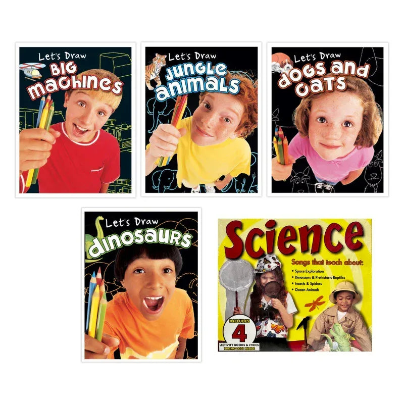 Let's Draw Book Series & Science CD Set Bundle – Gramco School Supplies