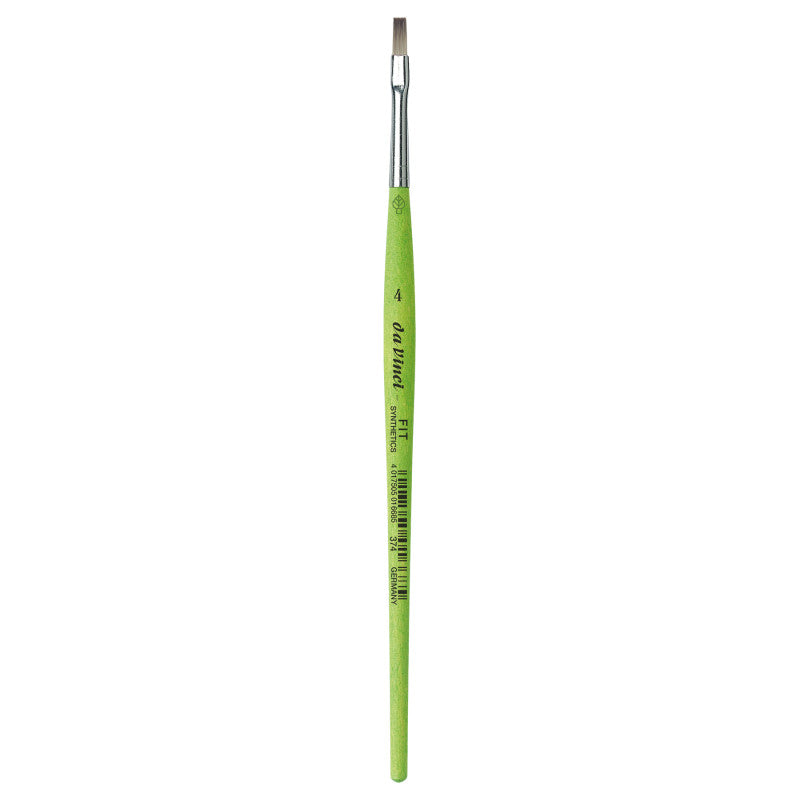 FIT Synthetics Student Brush, Synthetic, Acrylic & Tempera, Flat, Series 374, Size 4