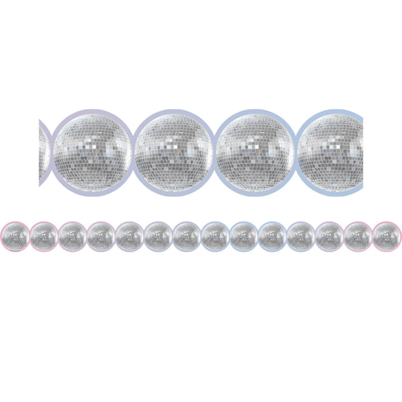 Disco Balls Die-Cut Border Trim, 35 Feet