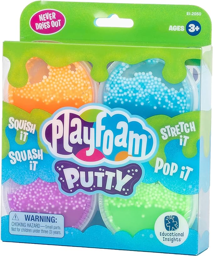 Playfoam Putty 4-Pack,  Ages 3+