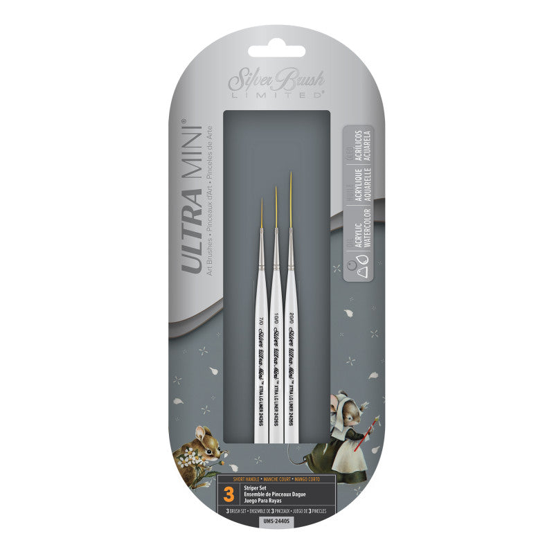 Ultra Mini&reg; Striper, 3 Brushes
