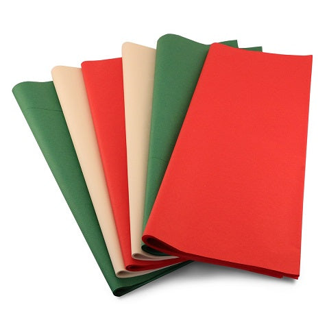 Hygloss Non-Bleeding Tissue Paper Holiday Colors  Assortments 20" X 30" / 144 Sheets