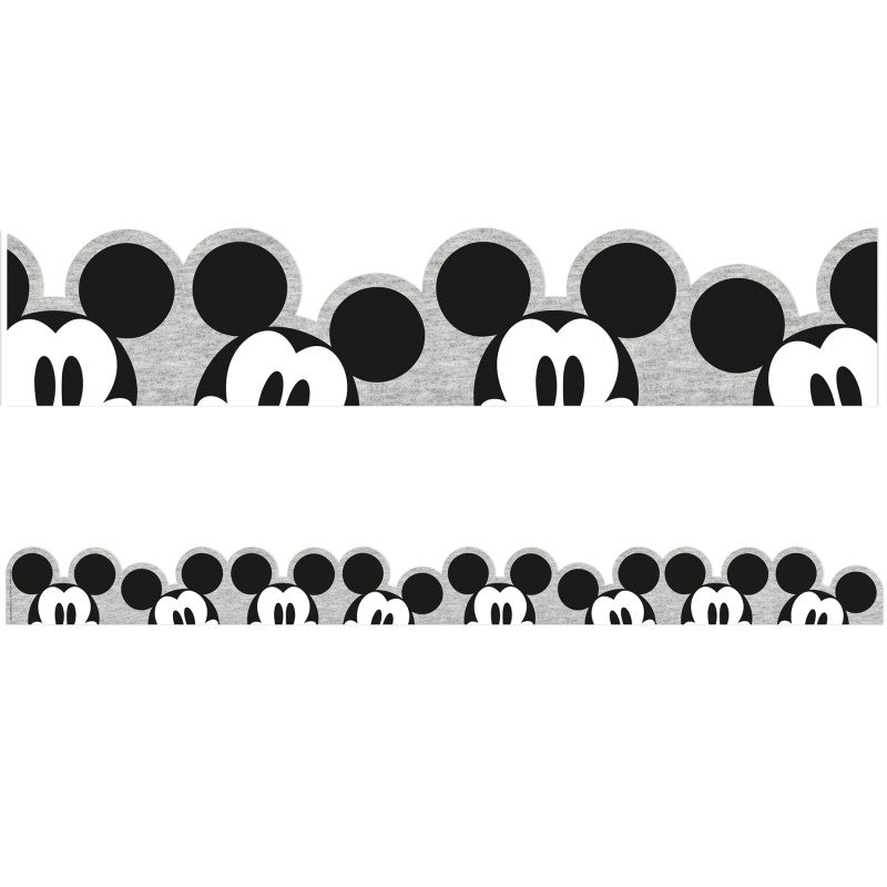 Mickey Mouse&reg; Throwback Peeking Mickeys Extra Wide Deco Trim&reg;, 37 Feet