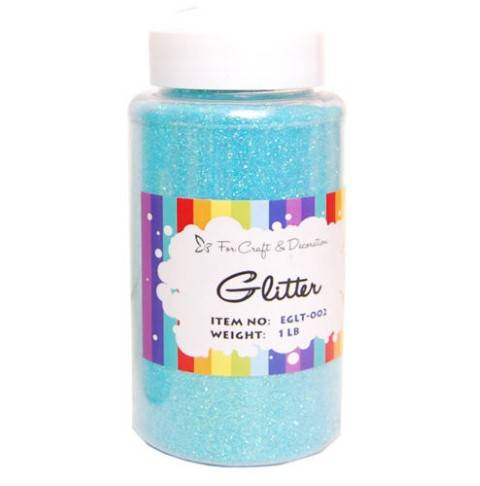 Pacon Craft Glitter, 16 Ounce Bottle Sky Blue