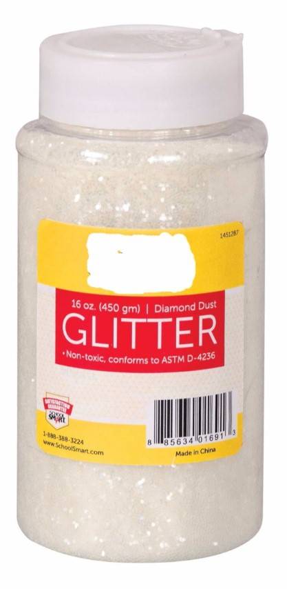 Creative Arts Craft Glitter, 16 Ounce Bottle Clear