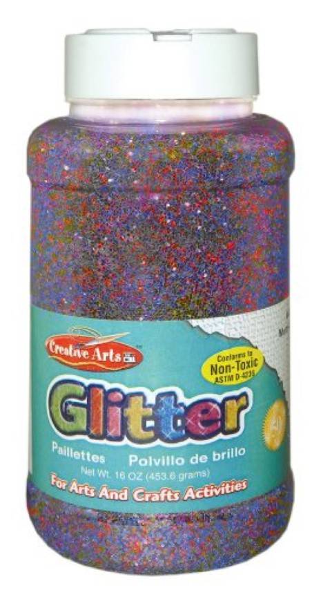 Creative Arts Craft Glitter, 16 Ounce Bottle Multi