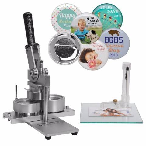 2-1/4 Inch NEIL Button Machine Includes 100 Buttons  913MINIKIT