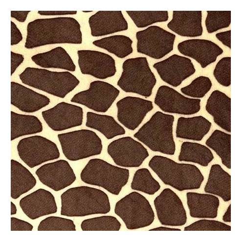 Printed Felt - Giraffe Pattern 30" x 30"