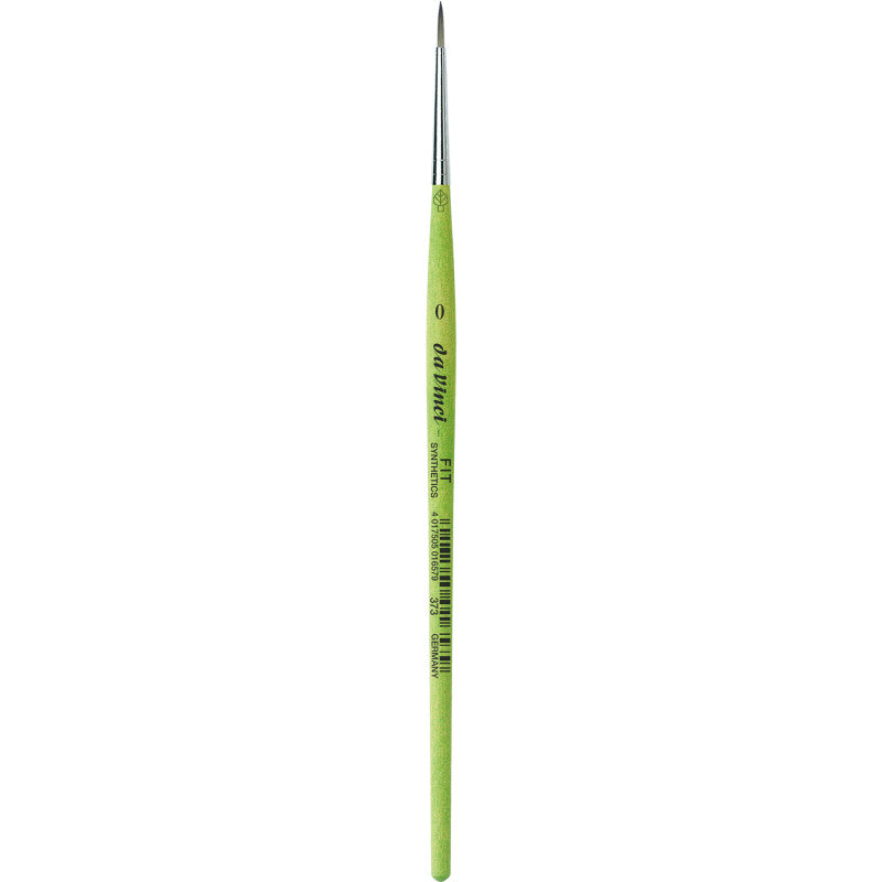 FIT Synthetics Student Brush, Synthetic, Acrylic & Tempera, Round, Series 373, Size 0