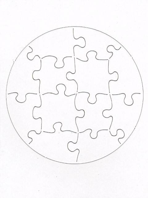 Hygloss Circle Compoz-A-Puzzles 5-1/2 x 5-1/2"  6x8"