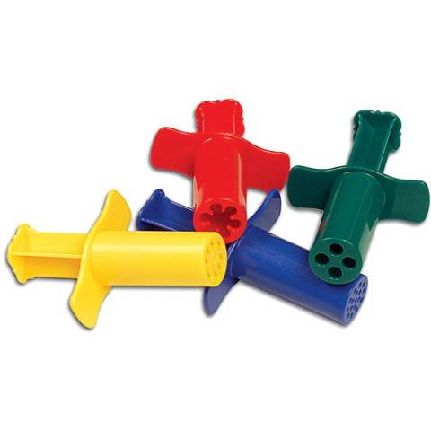 Creativity Street® Dough Extruders, Pack of 4  (PAC9764)