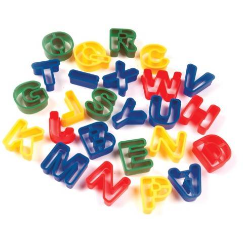 Dough Cutters, Capital Letters, 26-Pack  (PAC-9771)