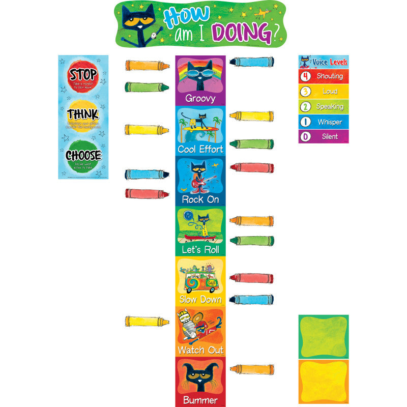 Pete the Cat&reg; How Am I Doing? Mini Bulletin Board Set