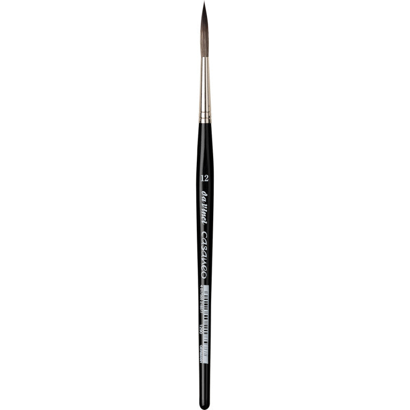 CASANEO Rigger, Extra Soft Synthetics, Watercolor & Acrylic, Liner, Series 1290, Size 12