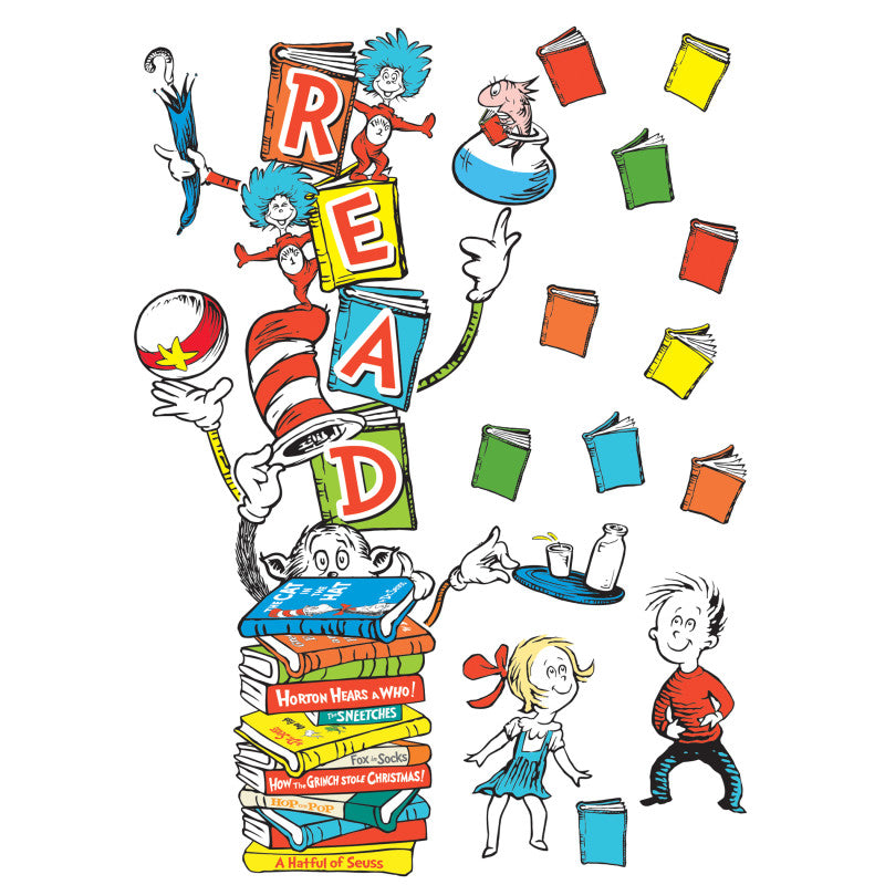 Dr. Seuss&trade; Reading All-In-One Door Decor Kit