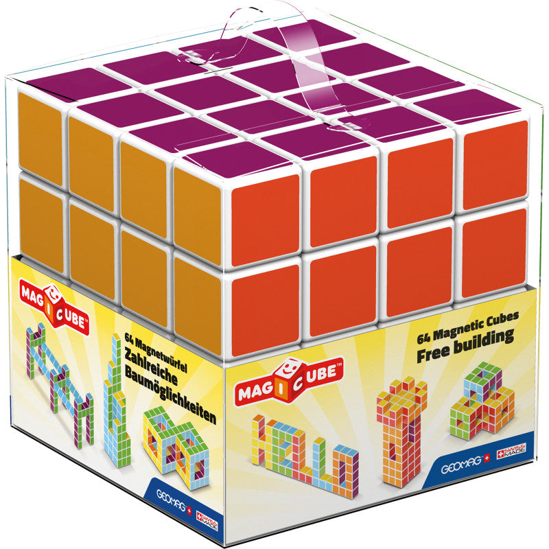 Magicube&trade; - 64 Piece Multicolored Free Building Set
